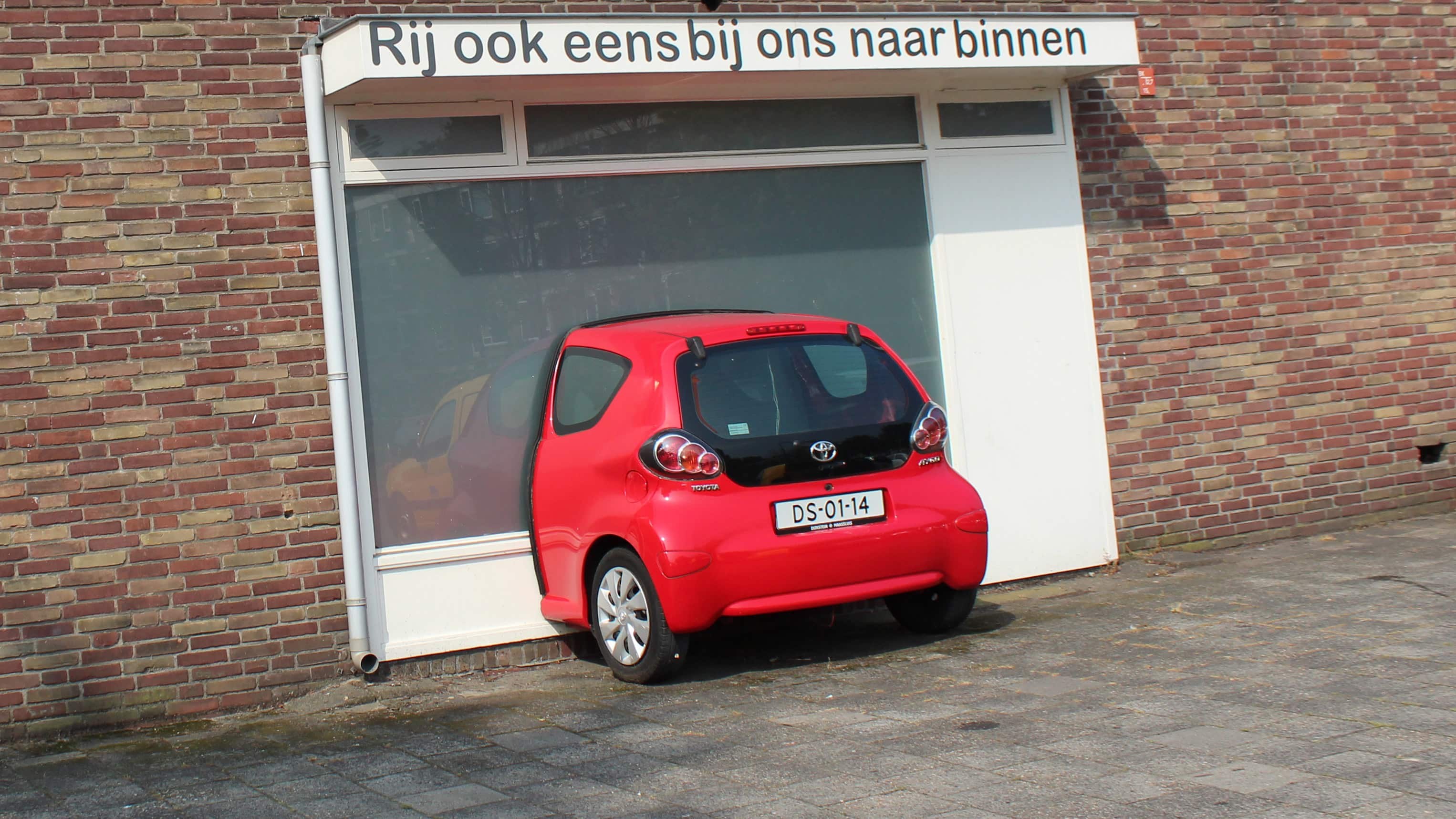 Rij ook eens bij ons naar binnen